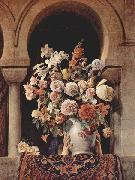 Francesco Hayez Vase of Flowers on the Window of a Harem Sweden oil painting reproduction